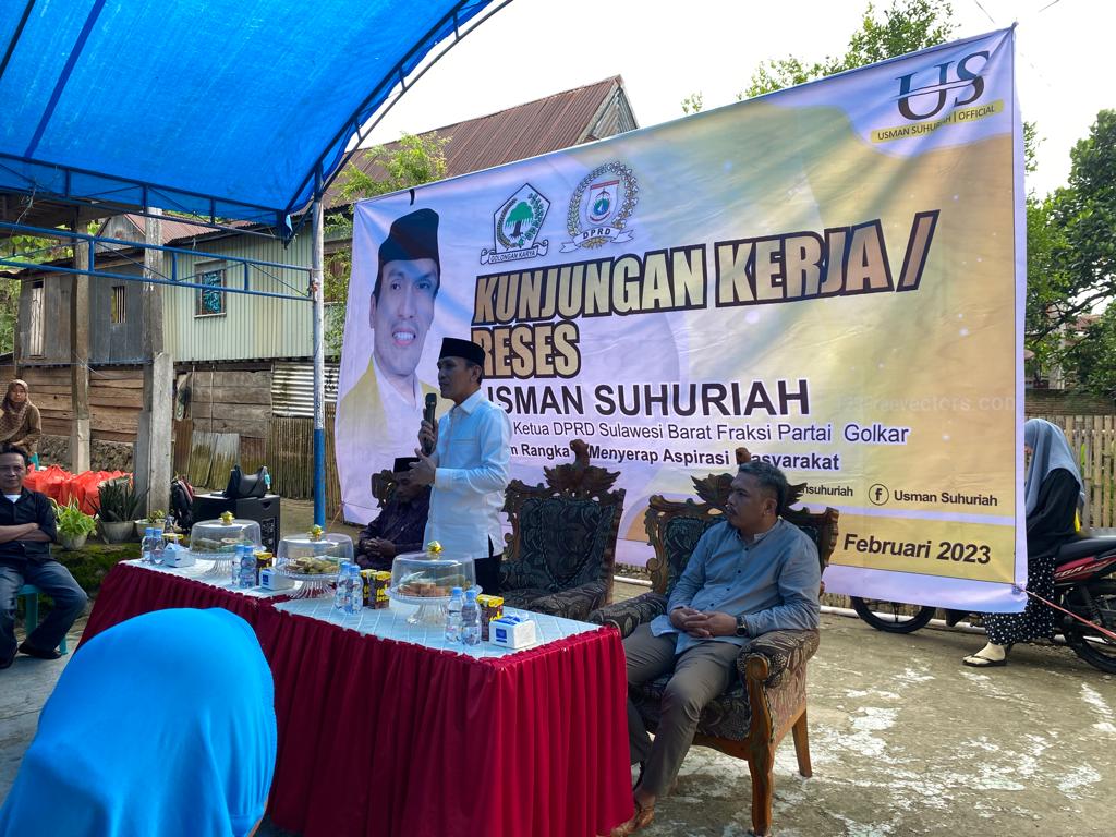 Awal Februari, Wakil Ketua DPRD Gelar Reses di Sejumlah Titik di Polman